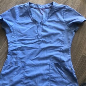 Purple label healing hands scrub top